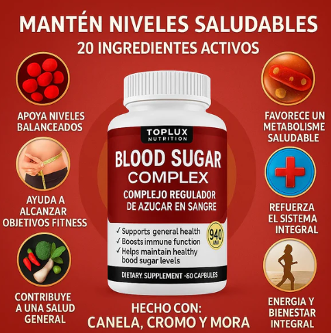 Blood Sugar Complex - 20 Vitaminas y Minerales Tt