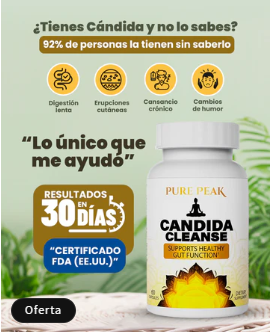 Candida Cleanse - Soporte para Intestino y Colon Tt